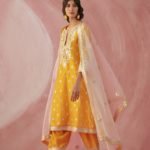Yellow & Ivory Gota Salwar Set