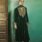 Shab Silk Velvet Kurta & Salwar Set (With Dupatta) - RTS