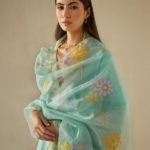 Silk Chanderi Mughal Salwar Set (With Dupatta) - RTS